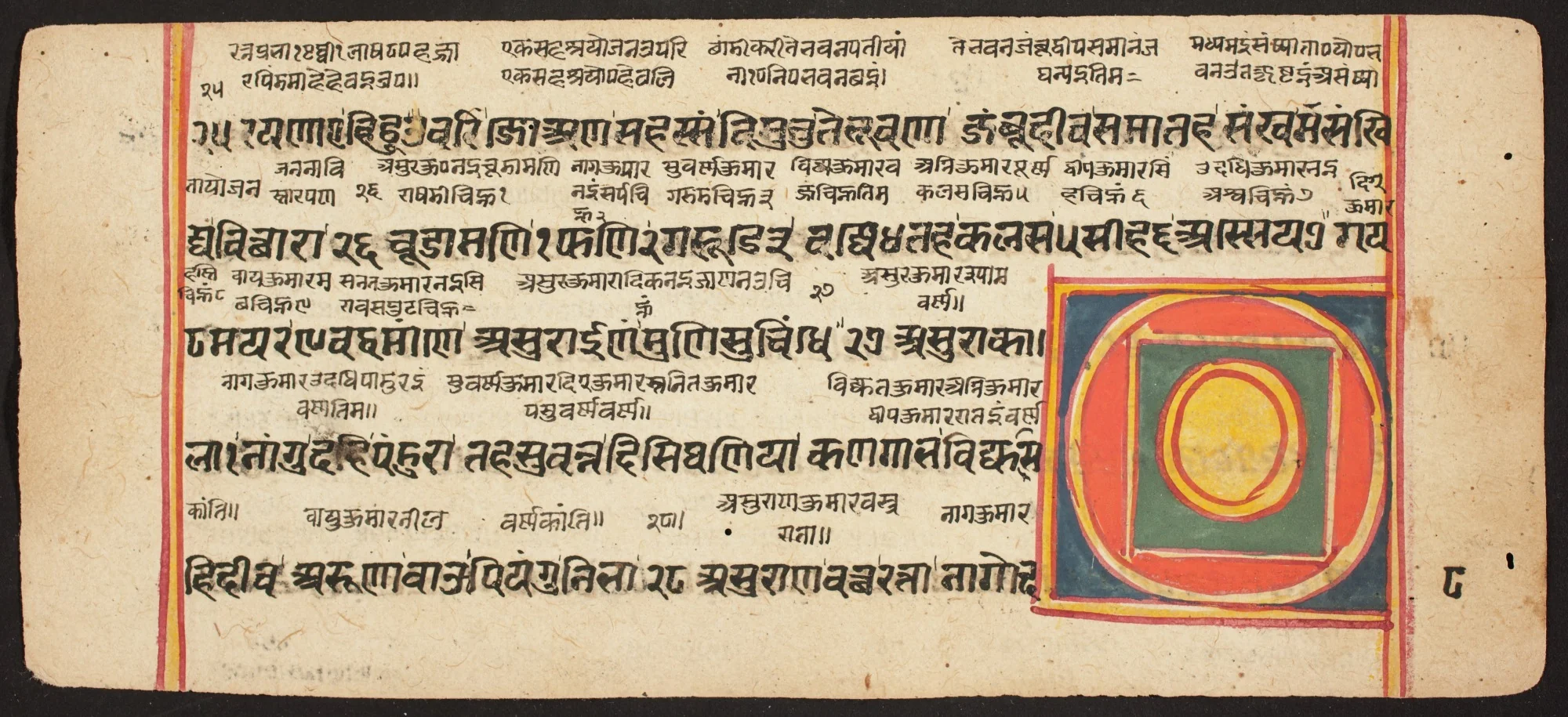 Tantric Manuscript "Sangrahani Sutra", by Unknown, unspecified