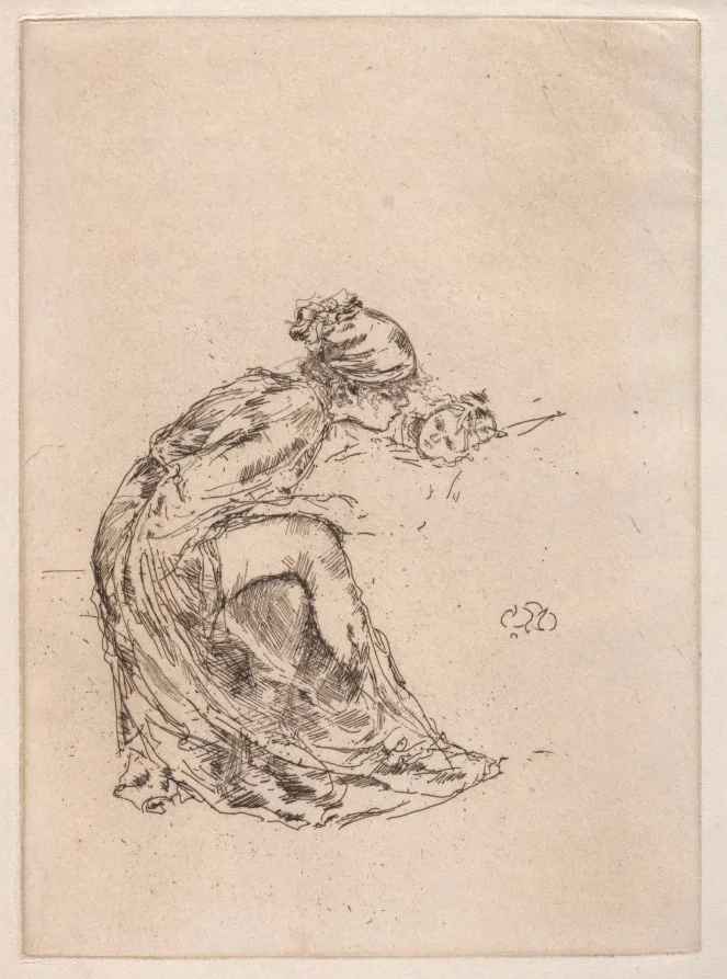 Cameo, No. 1 (Mother and Child), by James McNeill Whistler, 1892