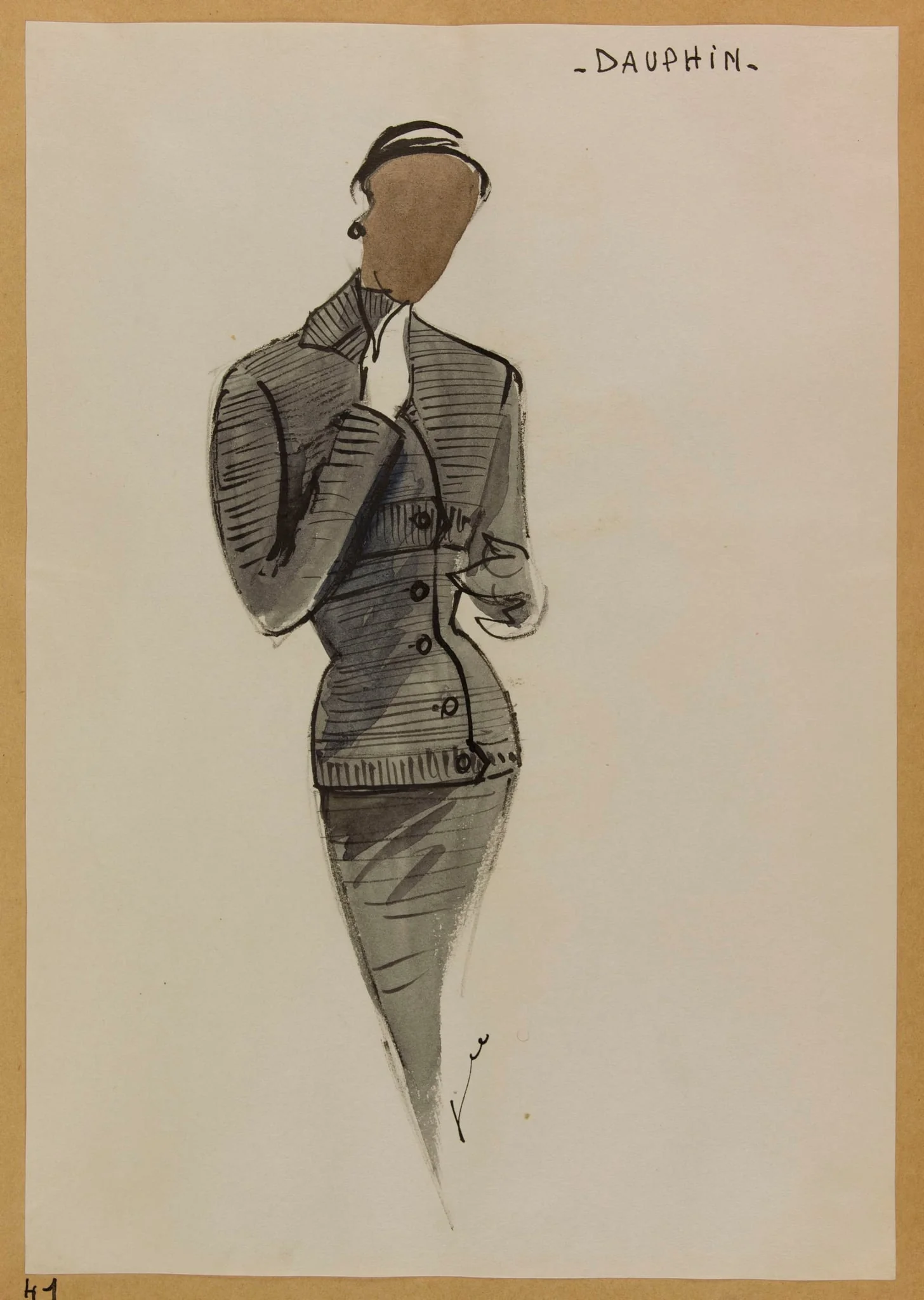 Dauphin, by Carven, 1952