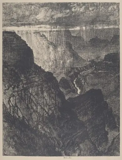 Storm in the Grand Canyon