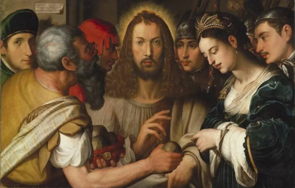 Christ and the woman in adultery
