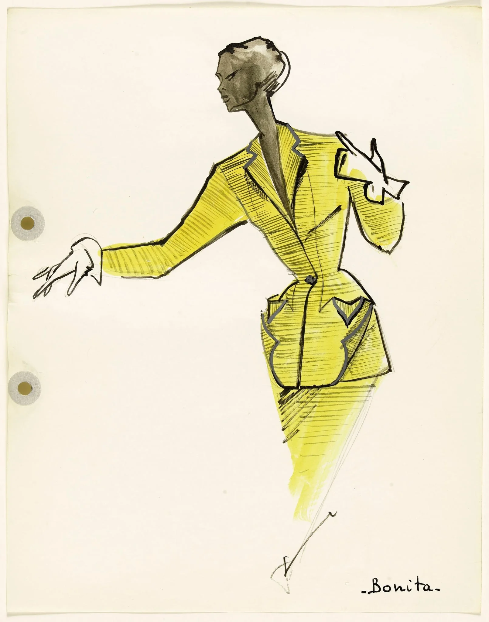 'Bonita', by Marie-Louise Carven, 1951