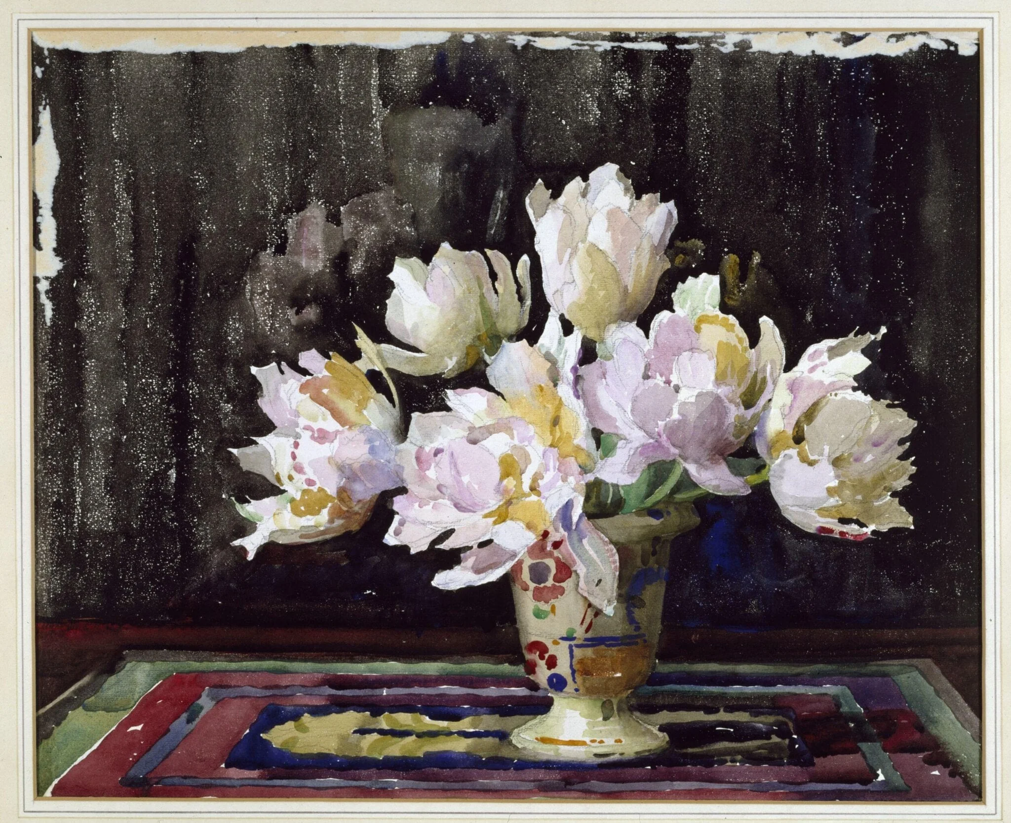Tulips, by Herbert Davis Richter, watercolor, 1950