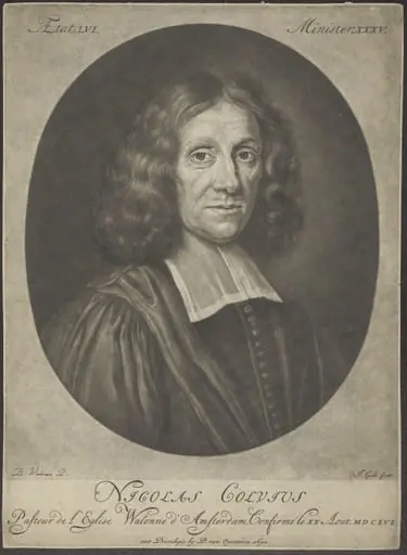 Portrait of Nicolas Colvius, Walloon minister in AmsterdaM
