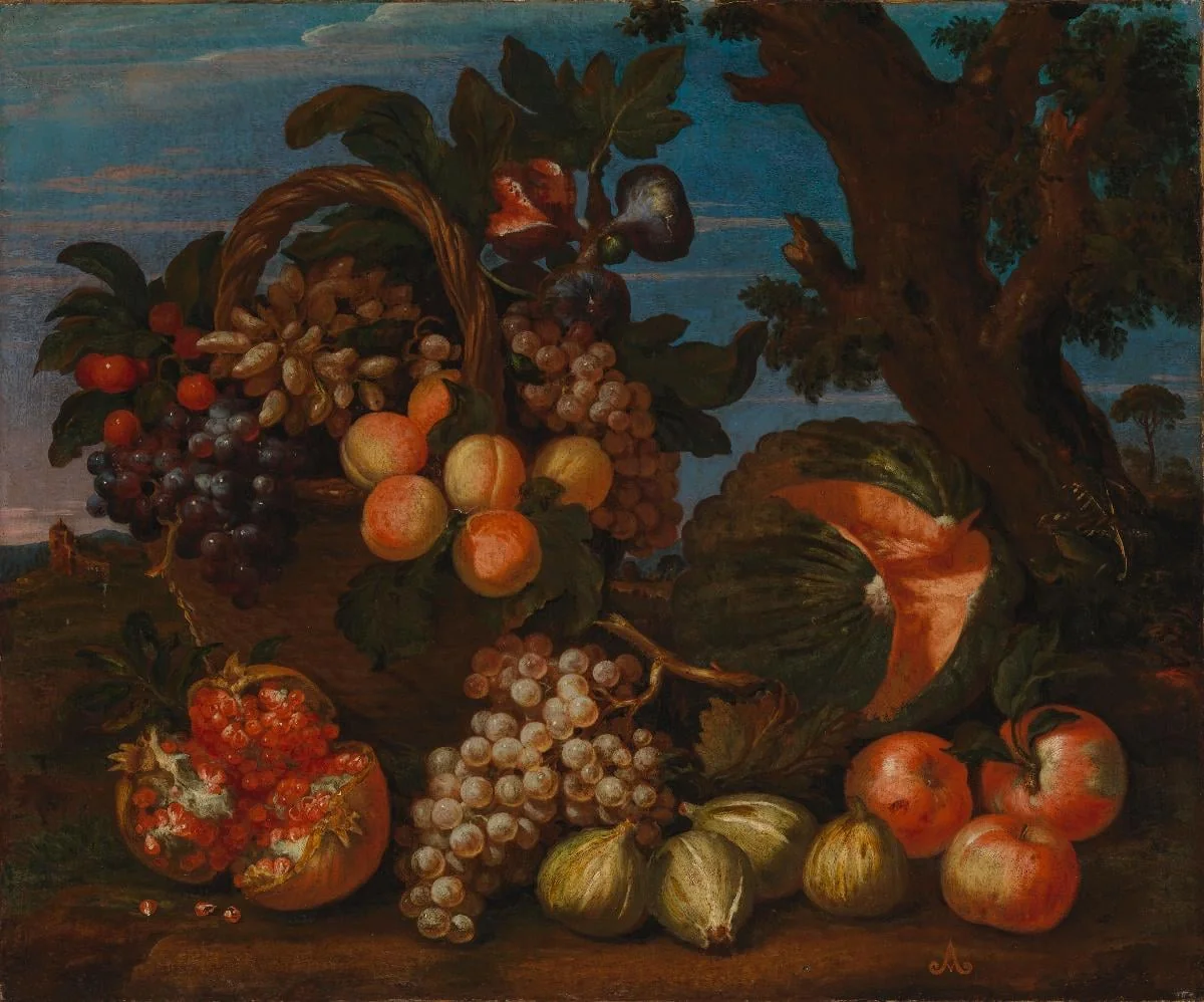 Hedelmäasetelma, by Franz Werner von Tamm, unspecified