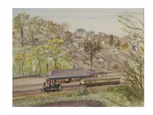 The Railway Station at Tetbury
