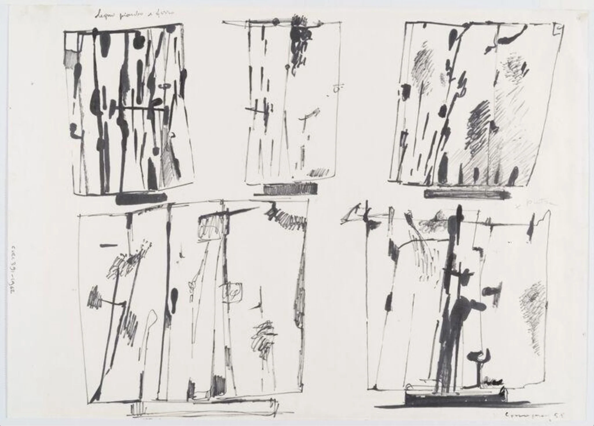 Study for a sculpture, by Pietro Consagra, 1958