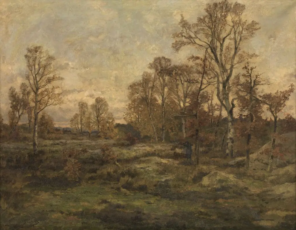 The Forest of Fontainebleau - Autumn Evening