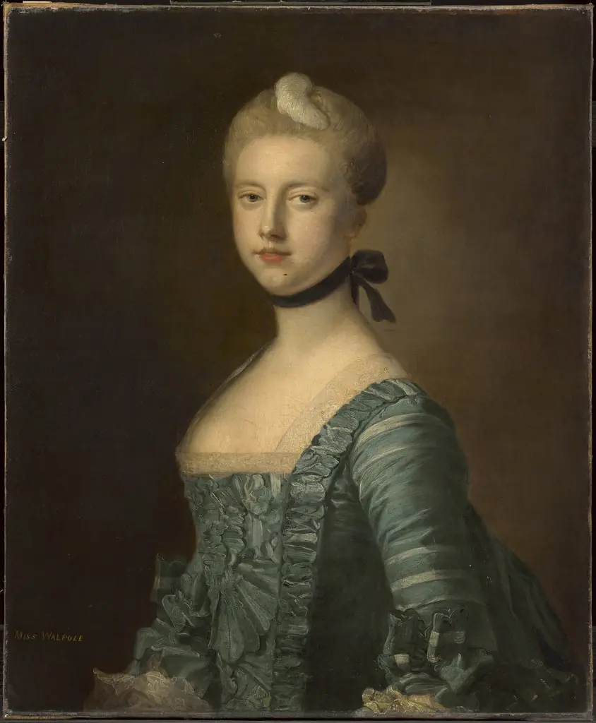 Miss C. Walpole, Afterwards Countess Dysart (one of pair)