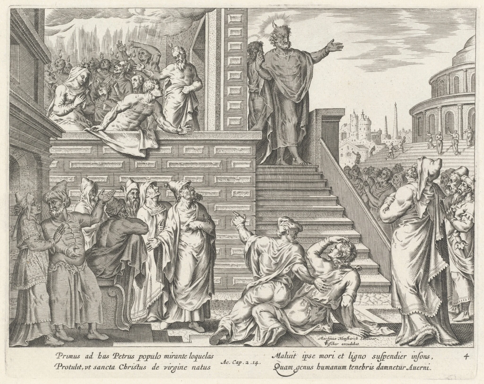 Saint Peter Speaks to the People about Christ