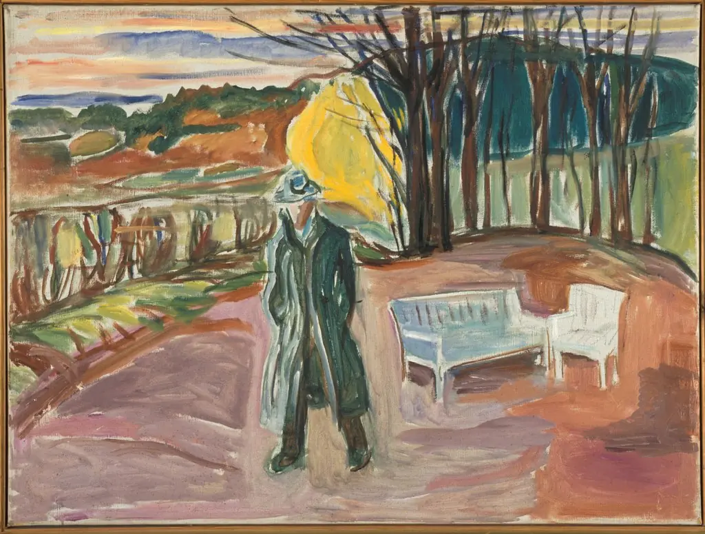 Self-Portrait by the Arbour