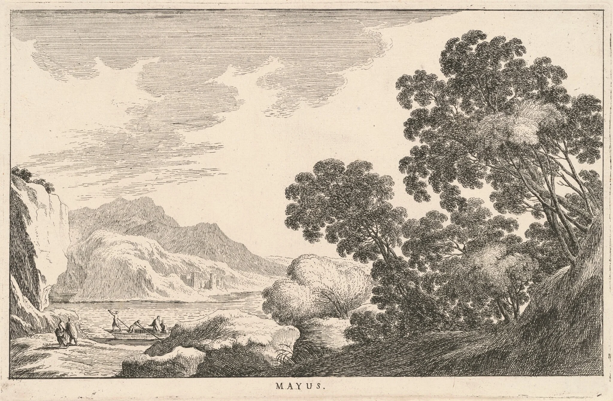 Mayus (May), by Ludovico Mattioli, ink, 1601