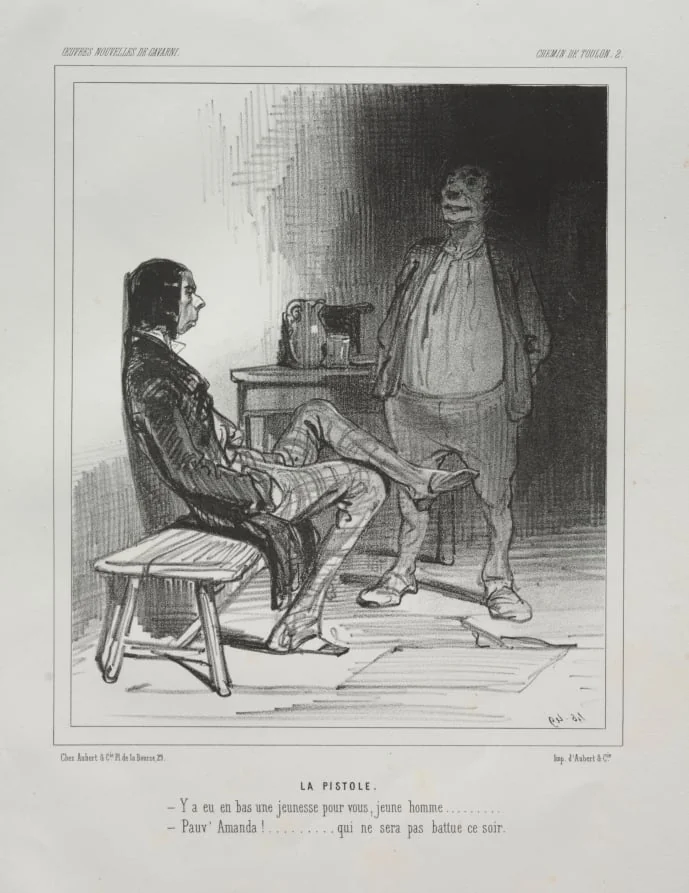 Chemin de Toulon, by Paul Gavarni, 1846