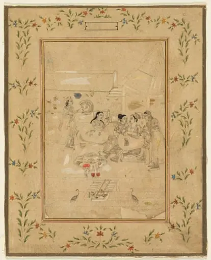 Women playing at cross-dressing