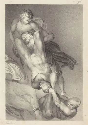 Part of the Last Judgment from Michael Angelo