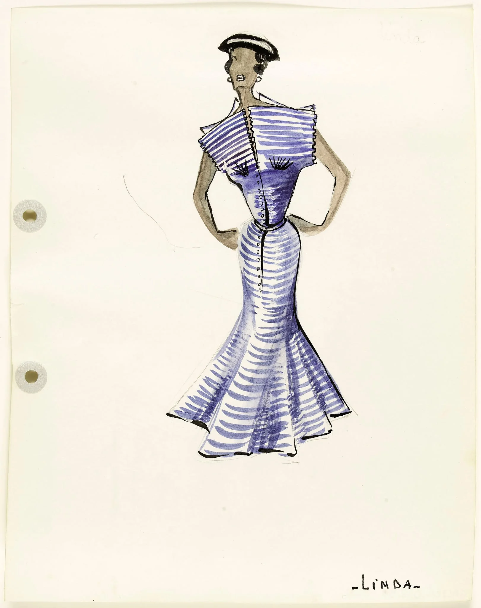 'Linda', by Carven, 1951