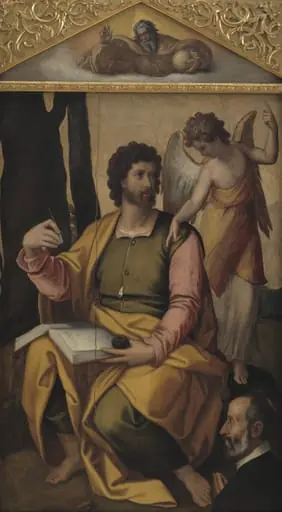 Matthew the Evangelist with Benefactor