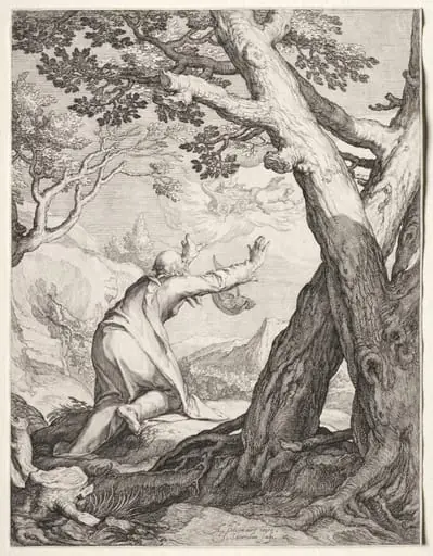 Elisha and Elijah's Chariot of Fire