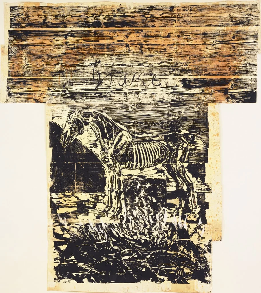 Untitled, by Anselm Kiefer, ink, 1986