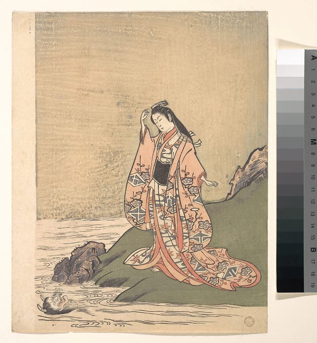 Untitled, by Komatsuken Shoshoken, ink, 1751