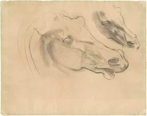 Studies for "Apollo in His Chariot with the Hours"