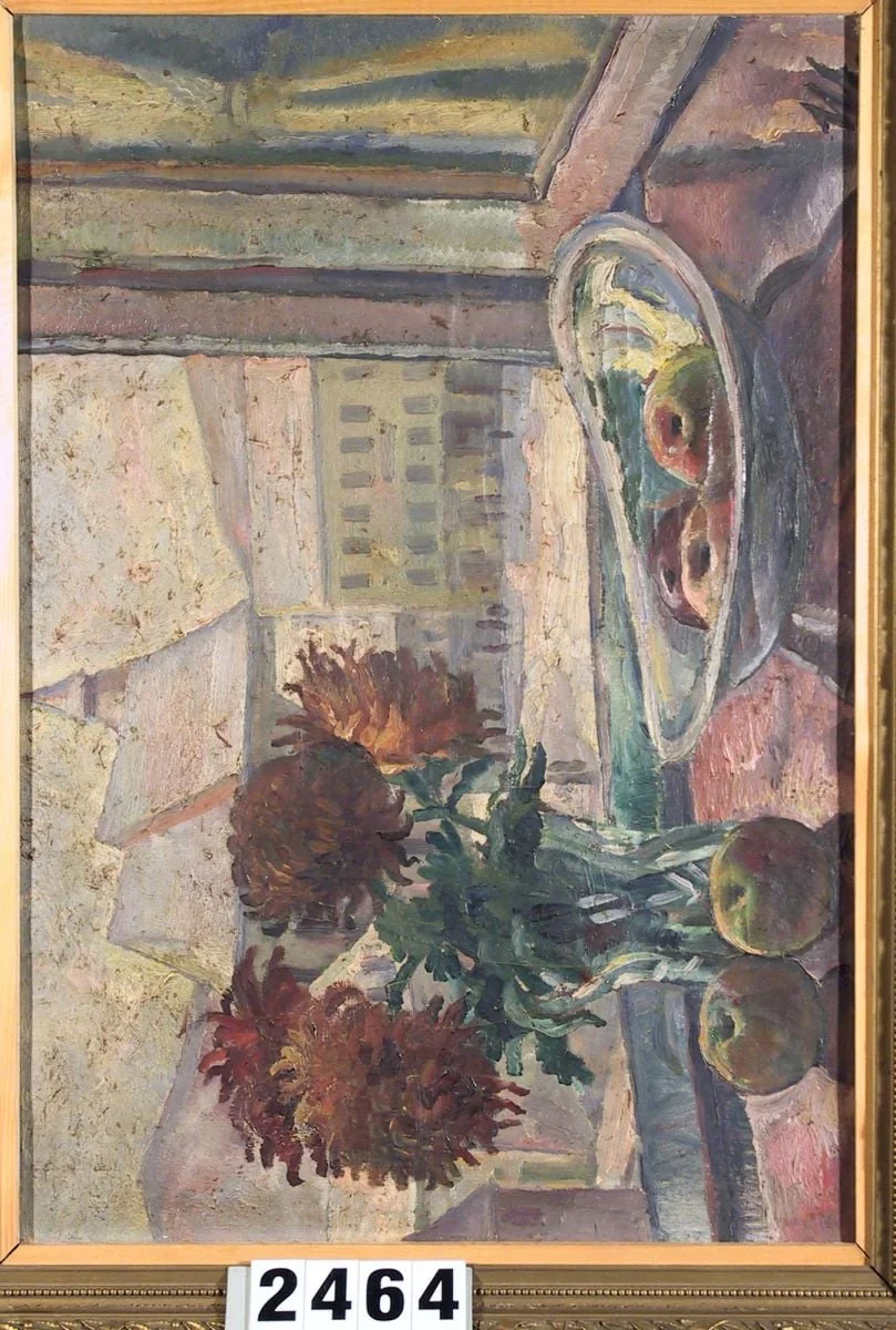 Natură moartă (Natură moartă cu crizanteme), by Hans Eder, unspecified, 1929