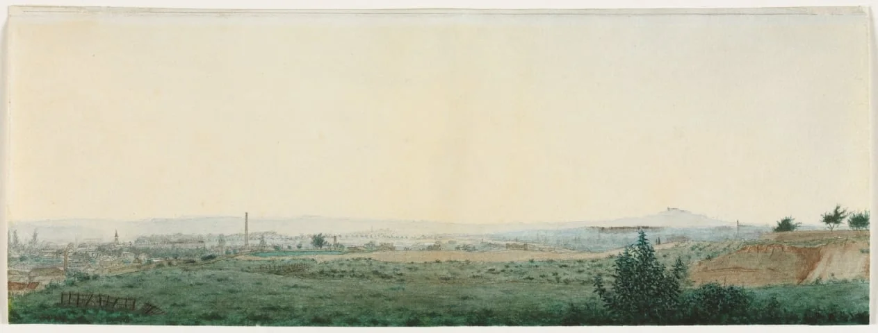 Landscape Near Paris, by Léon Bonvin, 1860