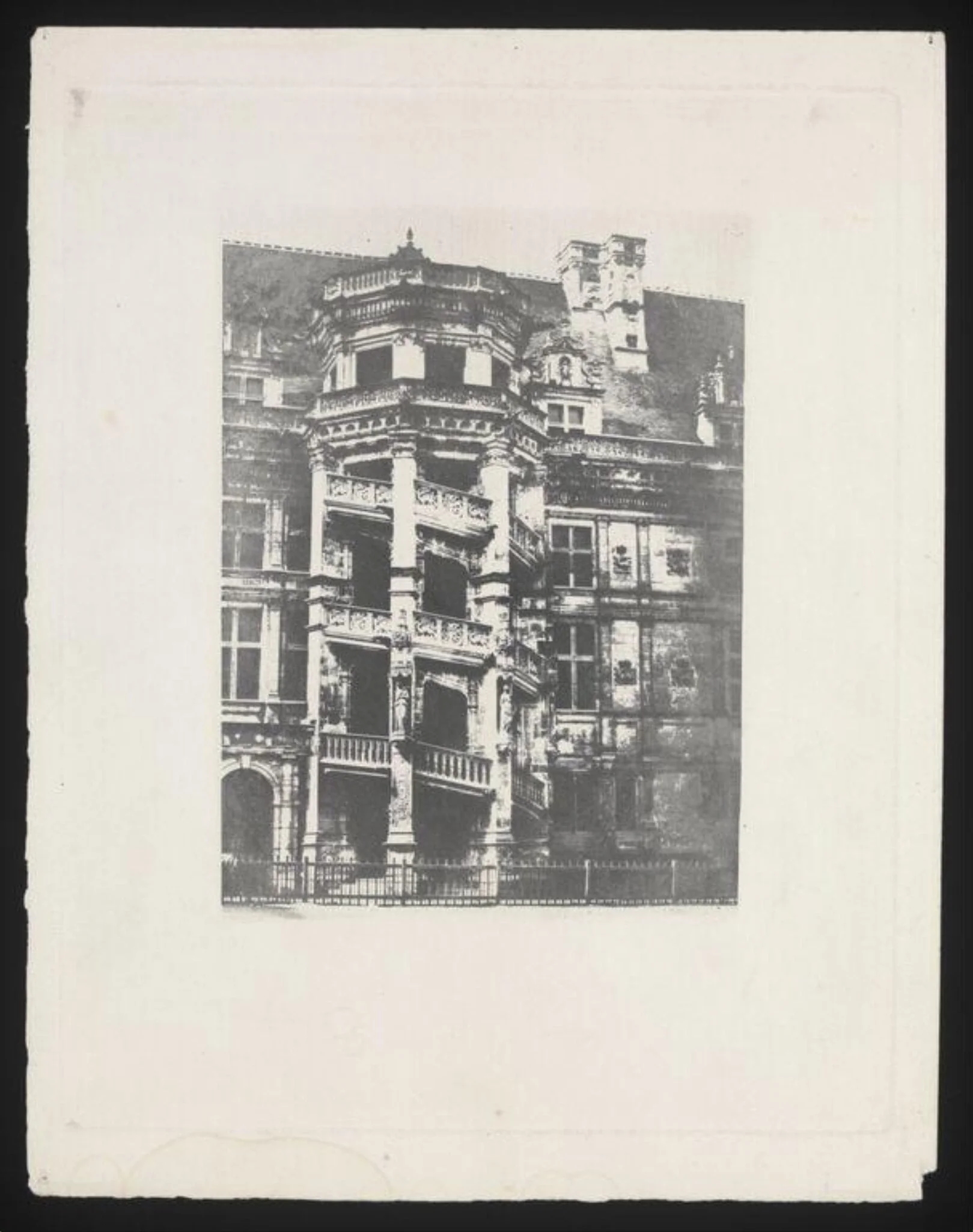 Château de Blois, by William Henry Fox Talbot, 1858