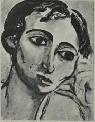 Head of a Woman, by Henri Matisse, oil, 1917