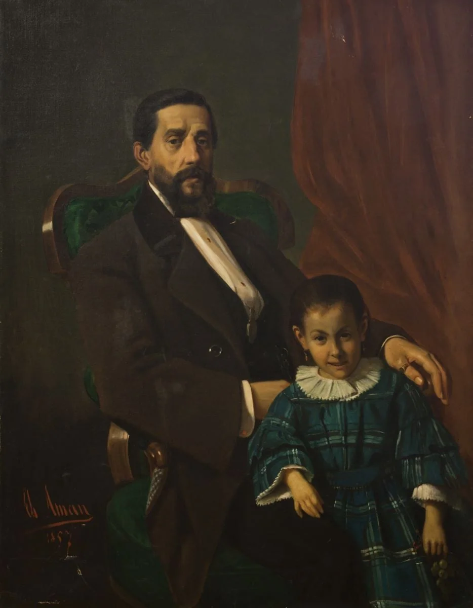 Portret de bărbat (Scarlat Paris?), by Theodor Aman, unspecified, 1857