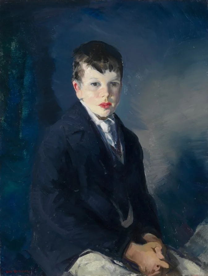 Boy in a Blue Coat, by George Bellows, unspecified, 1915