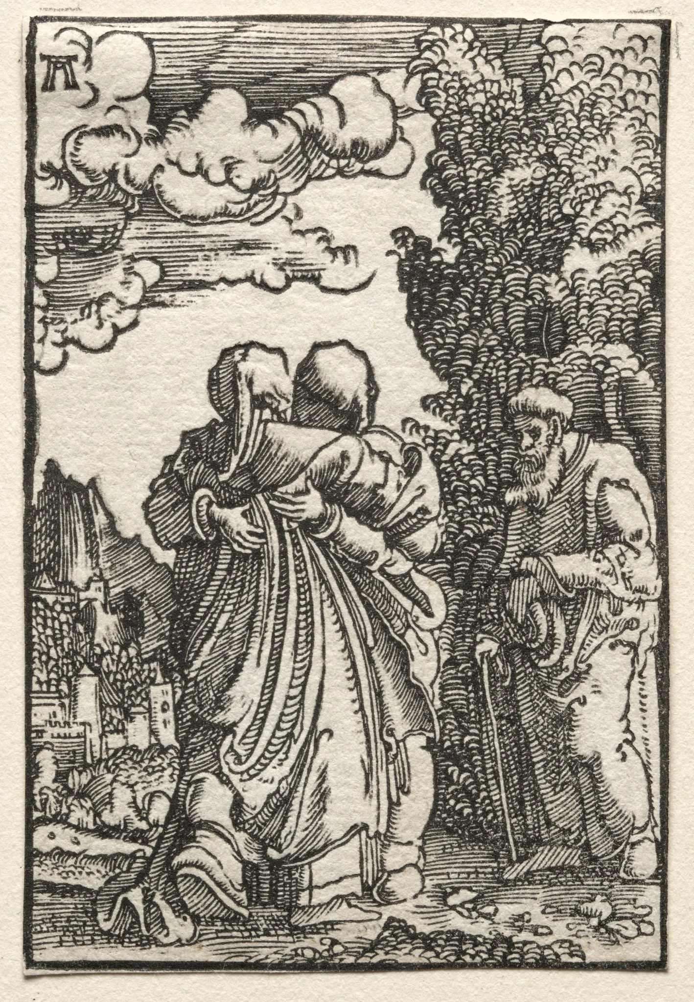 The Fall and Redemption of Man:  The Visitation, by Albrecht Altdorfer, 1515