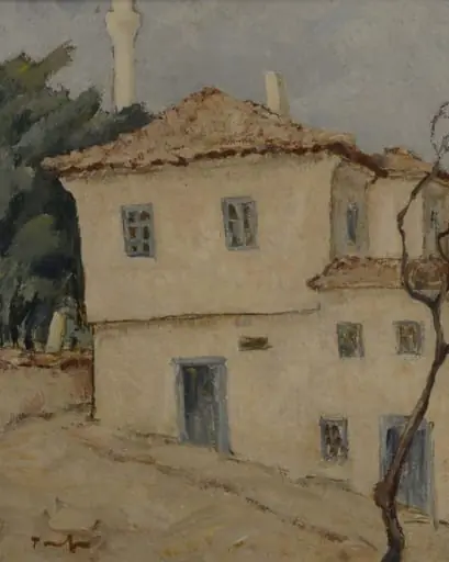 Casă din Balcic cu minaret