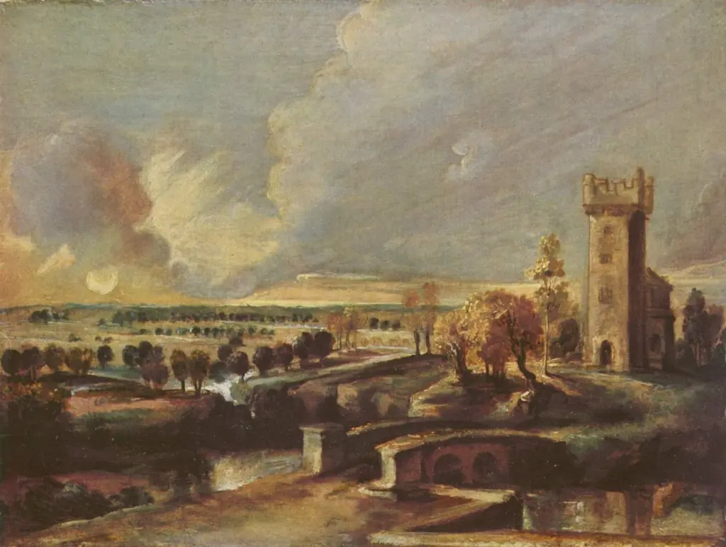 Landscape with the Tower of Castle "Steen"