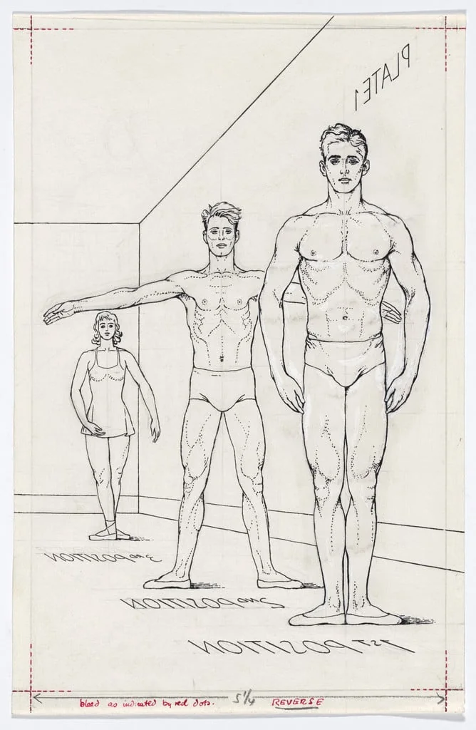Untitled, by Paul Cadmus, gouache, 1939