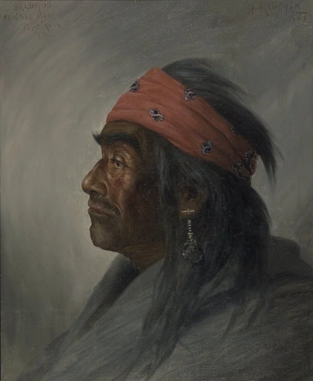 Salomon, Medicine Man, by Henry Raschen, oil, 1898
