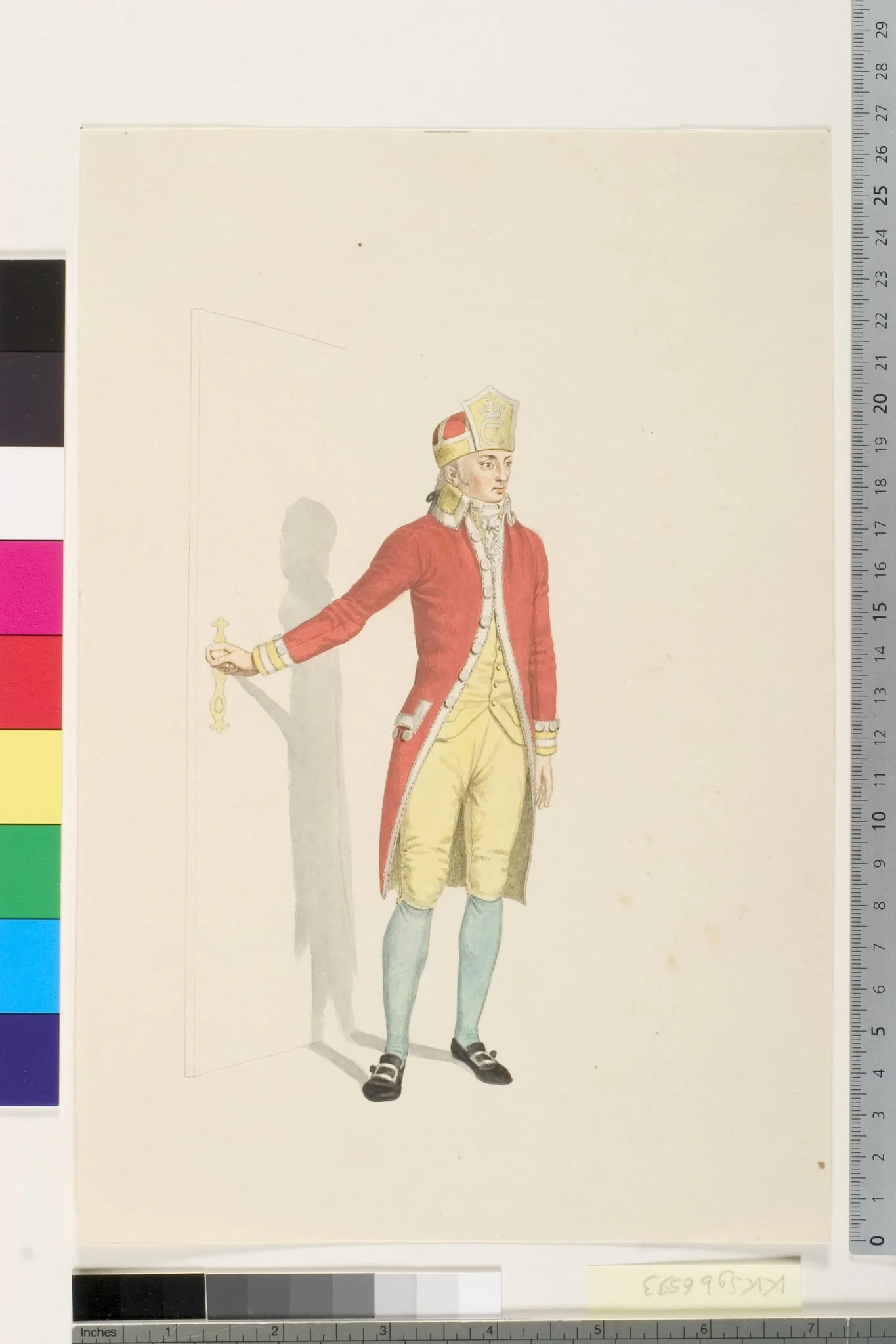 Kongelig dørvogter, by Unknown, unspecified, 1807