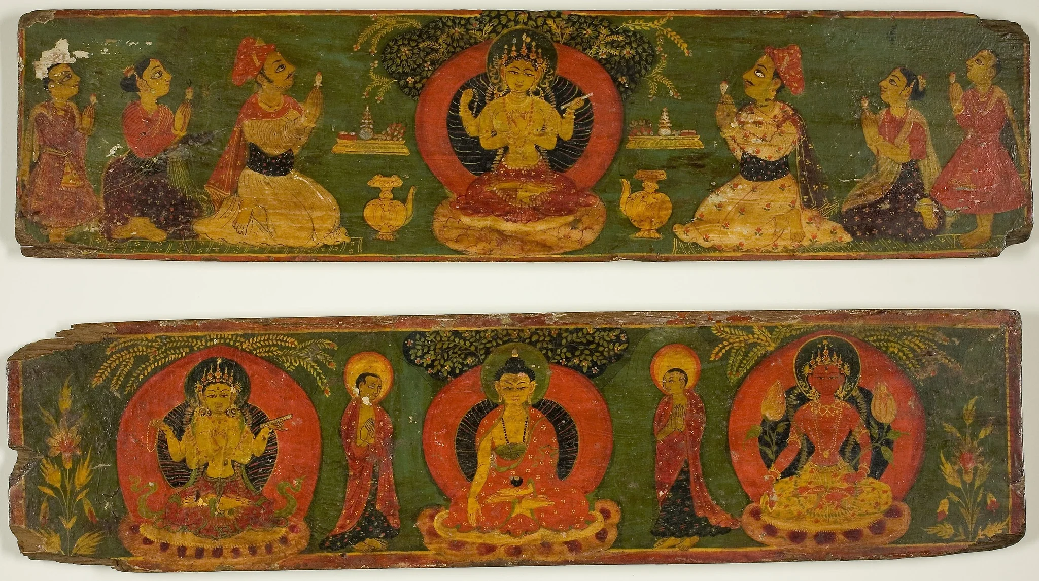 Pair of Buddhist Manuscript Covers, by Unknown, unspecified, 1650
