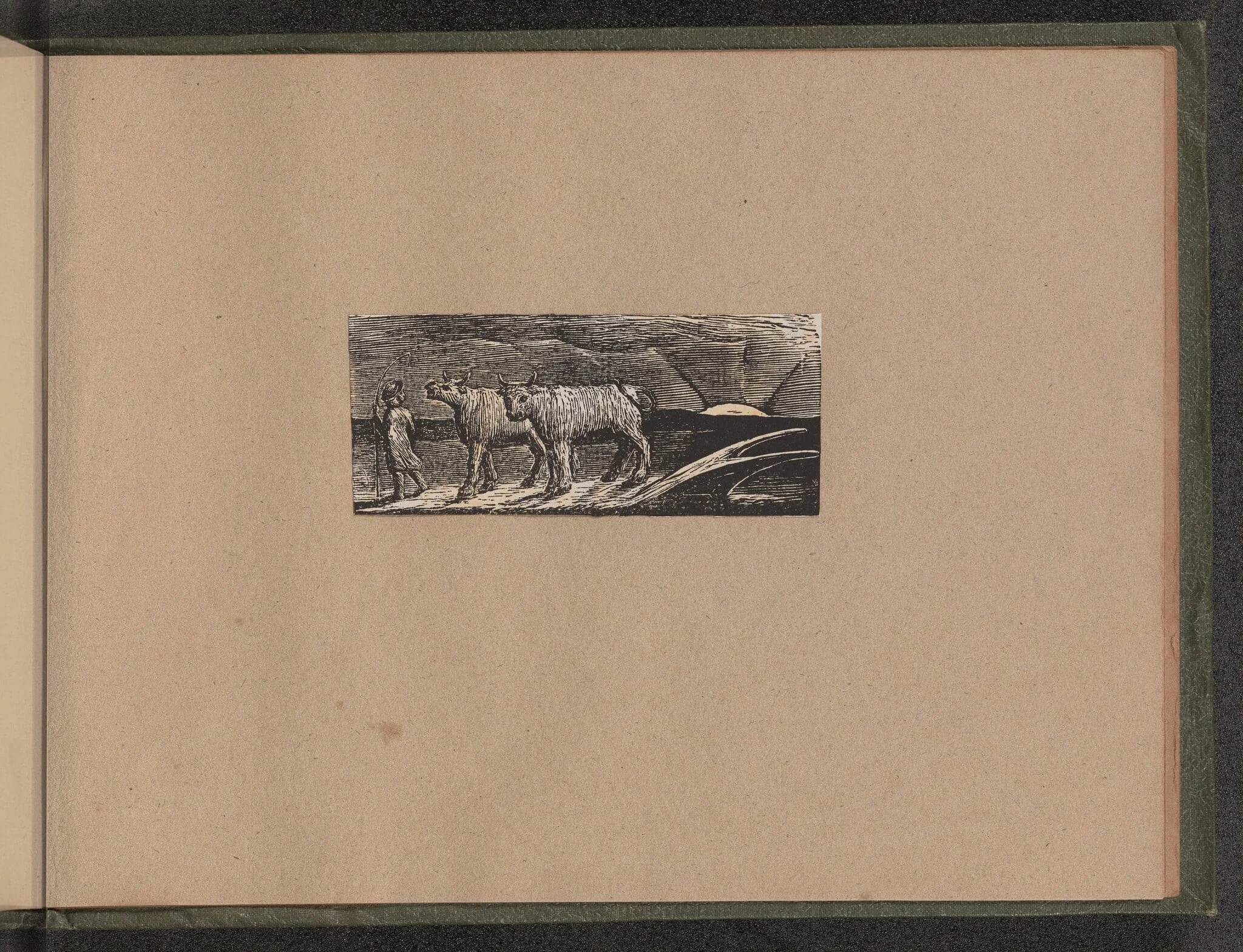 Return of the Shepherd, by William Blake, ink, 1821
