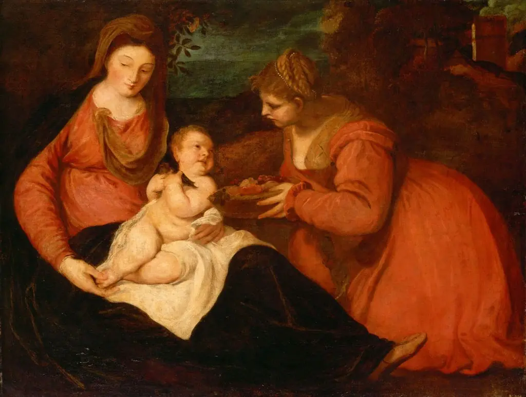Madonna and Child with Saint Dorothy