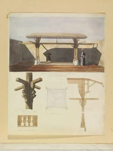 Fountain for Ablution in Cortile of Mosque of Mourad Bey