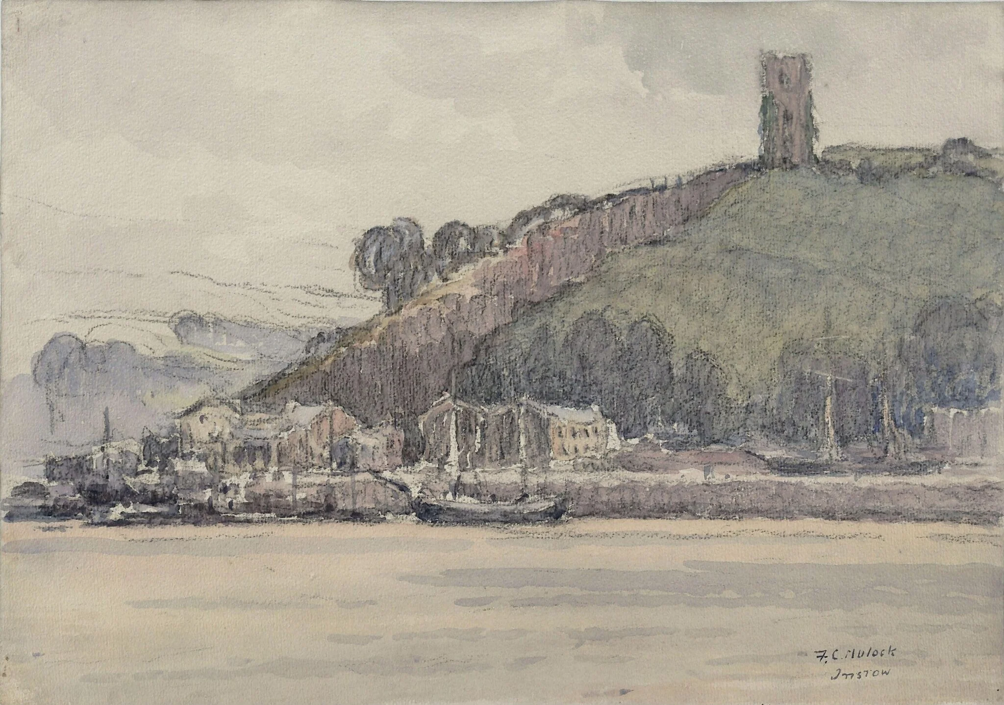 Chanter's Folly, by Frederick Charles Mulock, watercolor, 1890