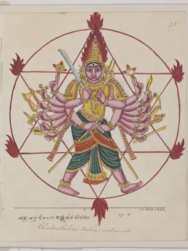 Personification of the chakra of Vishnu