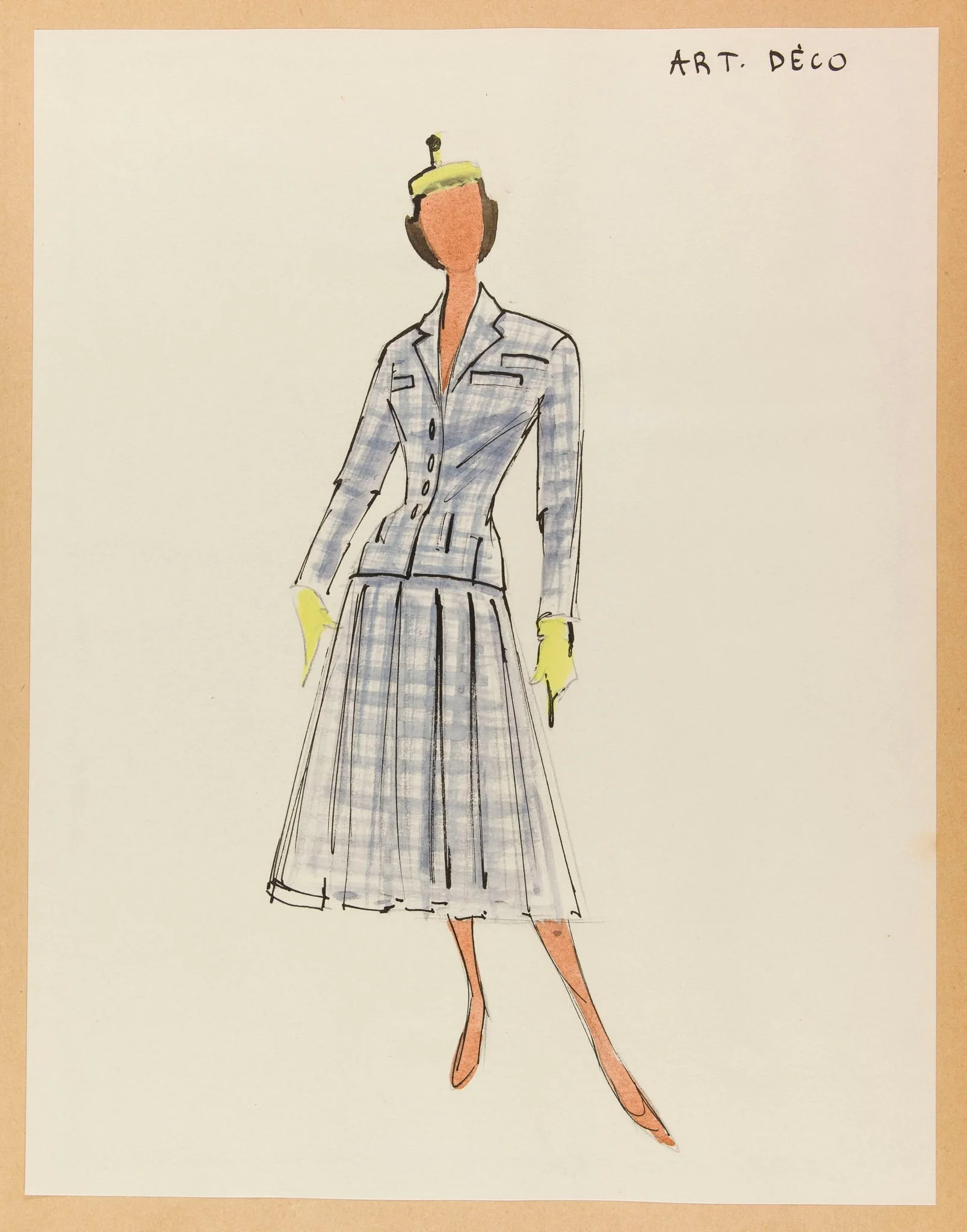 Art Déco, by Marie-Louise Carven, 1955