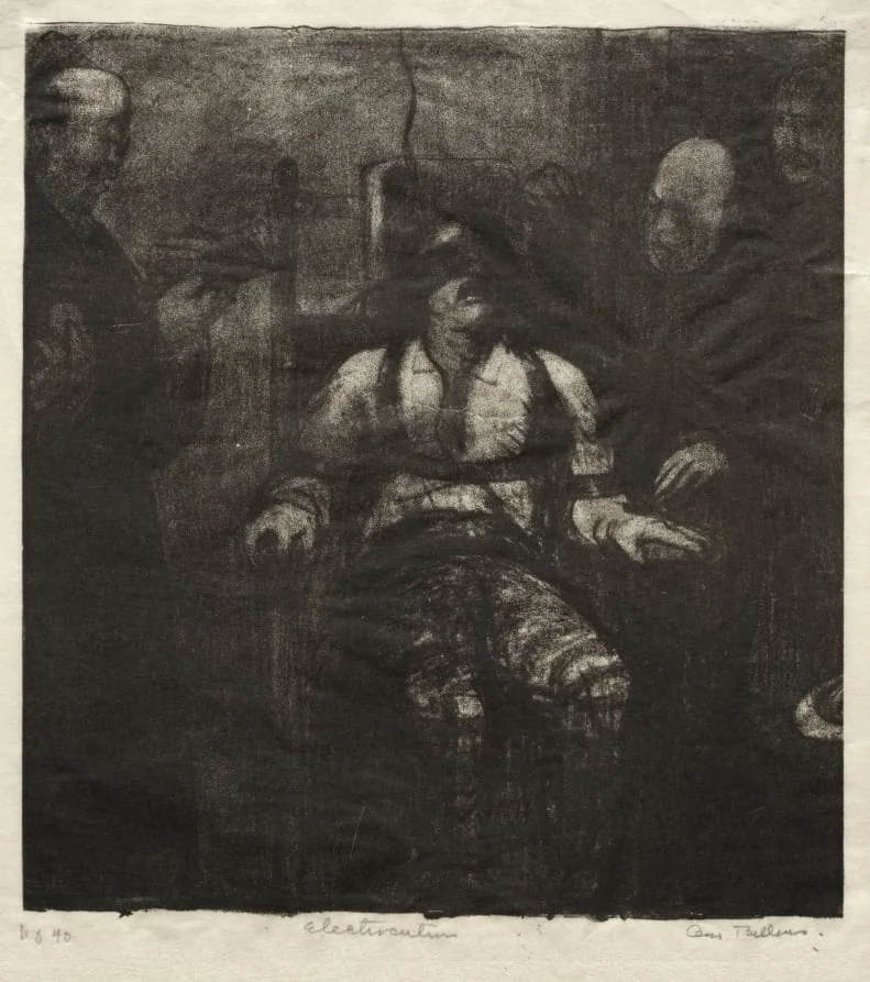 Electrocution, by George Bellows, 1917