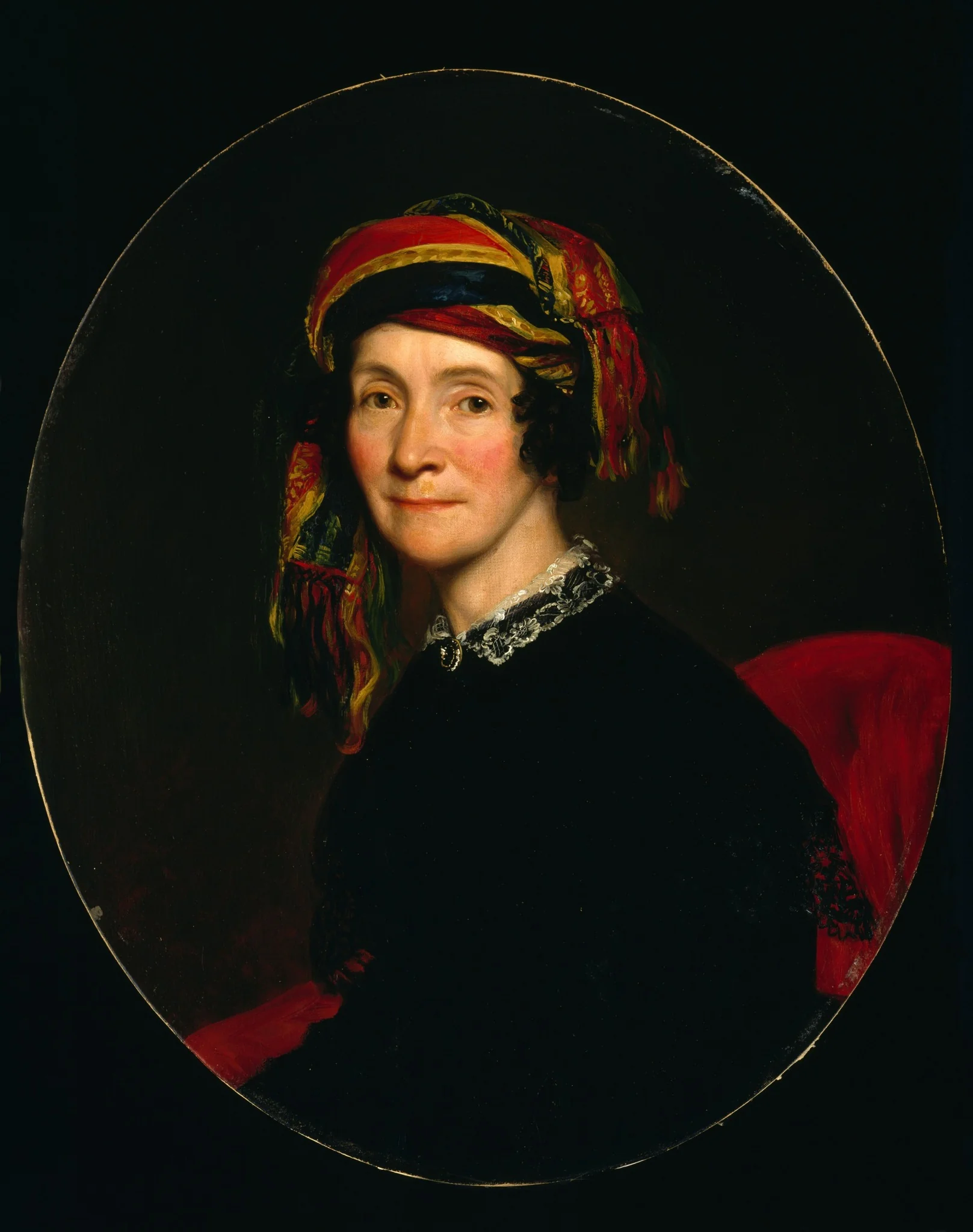 Portrait of Mrs. Jonathan Russell (Lydia Smith, 1786–1859), by George P. A. Healy, oil, 1910
