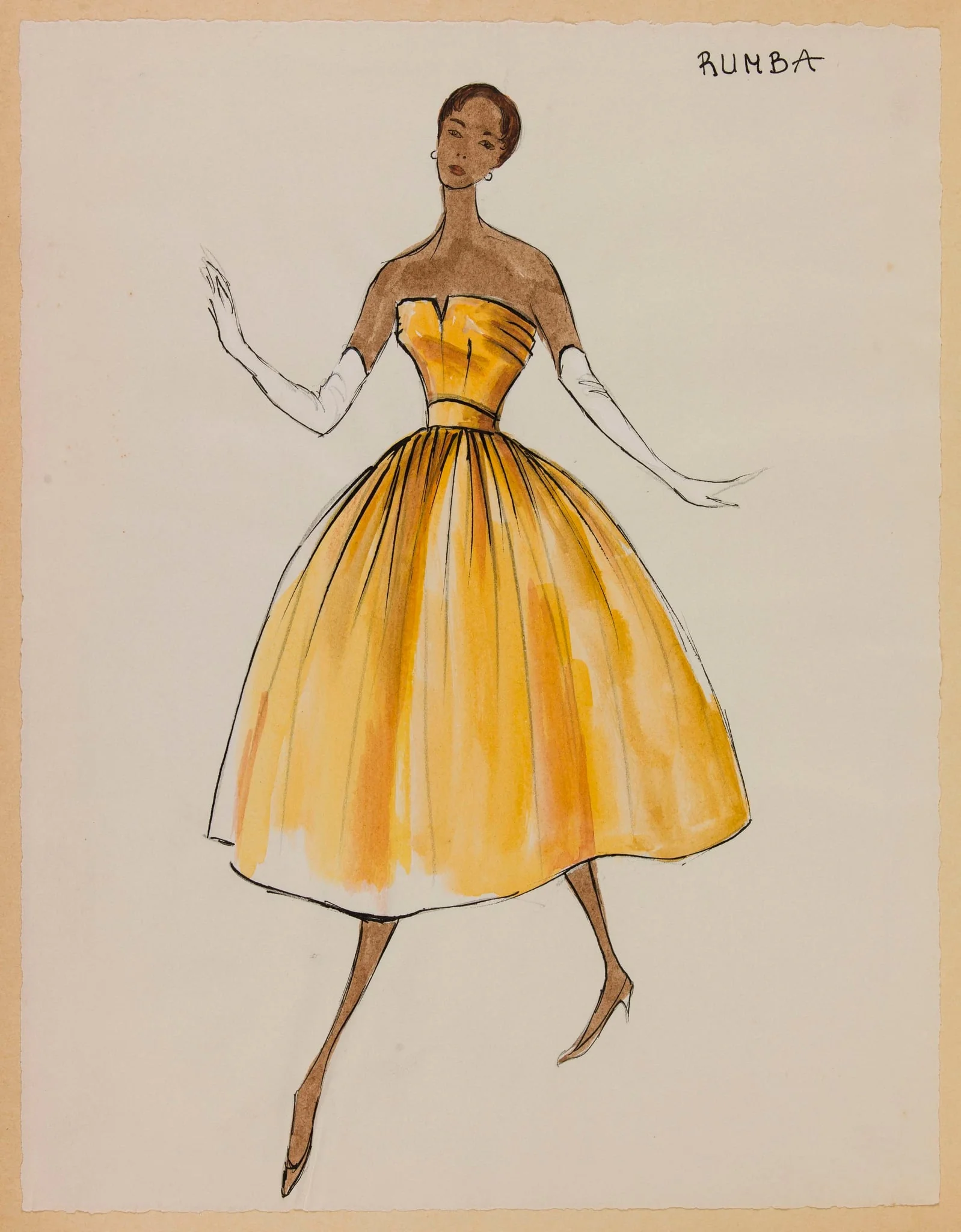 Rumba, by Marie-Louise Carven, 1956
