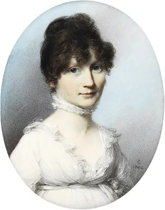 Portrait miniature of an unknown woman