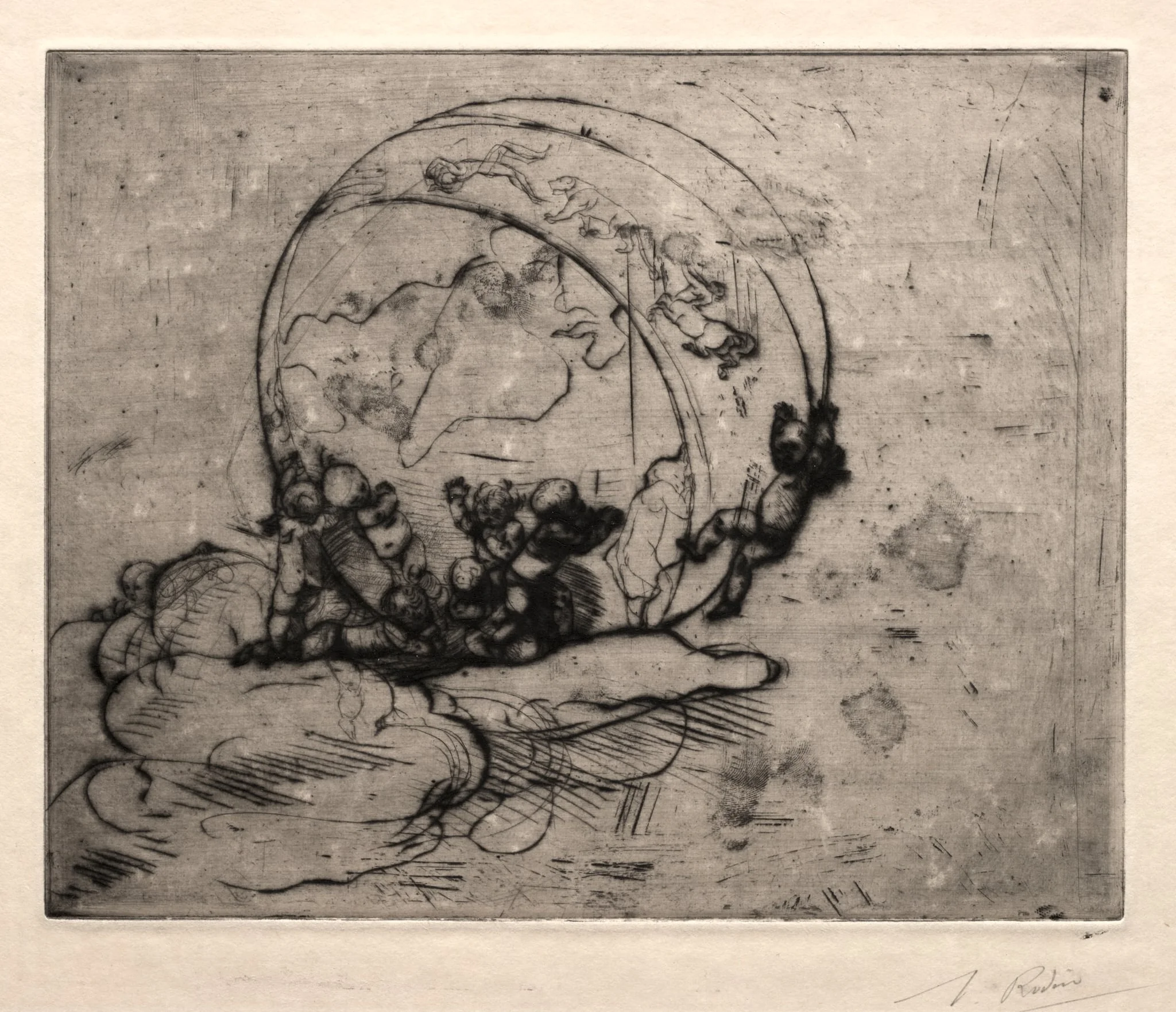 Cupids Leading the World, by Auguste Rodin, 1881