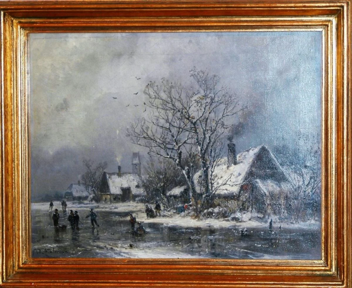 Peisaj de iarnă, by Adolf Stademann, 1850